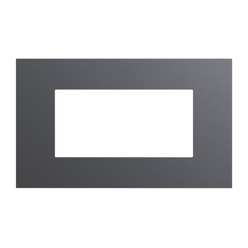 URMET - Placca 4 moduli Lybra tecnopolimero Titanio 27804.TT