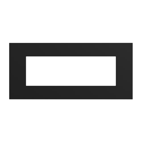 URMET - Placca 6 moduli Lybra tecnopolimero Nero