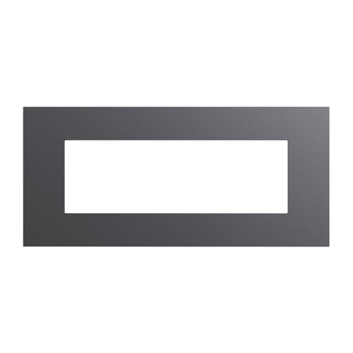 URMET - Placca 6 moduli Lybra tecnopolimero Titanio 27806.TT