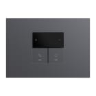 URMET - Kit supporto+placca Lybra con termostato Wi-Fi Titanio 27855.TT