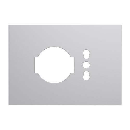 URMET - Placca kit P40+P11/173 moduli Lybra tecnopolimero Alluminio