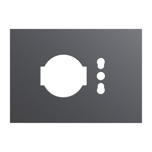 URMET - Placca kit P40+P11/173 moduli Lybra tecnopolimero Titanio