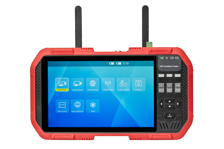 URMET - Tester multifunzione per sistemi di videosorveglianza IP.