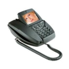 URMET - Videocitotelefono Egeo antracite con display a colori da 3,5", per PABX Agorà, con CLI, vivavoce, rubrica e tasti dedicati apertura porta.