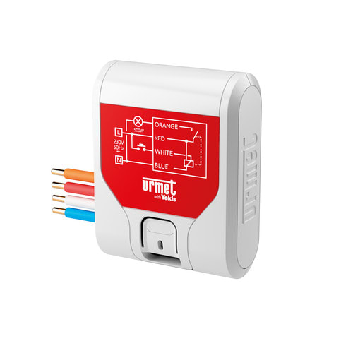 URMET - Modulo relè elettronico temporizzabile 500W, sistema Radio UP, ad incasso Zigbee MTR500E-UP.