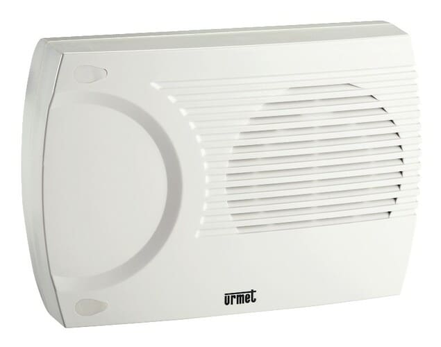 URMET - Suoneria supplementare elettronica da appoggio muro, alimentazione da linea telefonica, SONERIA SUPPL. ELETTRONICA.