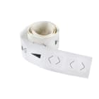 URMET - Confezione 10 adesivi per pulsanti da appoggio a muro A2F Radio.