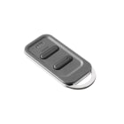 URMET - TLC2TP Telecomando Power Design con 2 pulsanti indipendenti, sistema Radio, portachiavi, colore antracite.