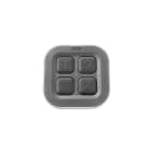 URMET - Galet4tp Power Telecomando Pia 4p De Serie Design Radio Power, Appoggio Tavolo, Antracite. 5454433