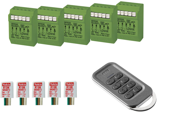 URMET - Kit 5 tapparelle radio power da 500W