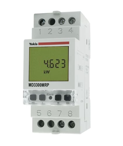 URMET - Modulo per controllo carichi Radio Power da barra DIN, per gestire carichi elettrici su 8 priorità.