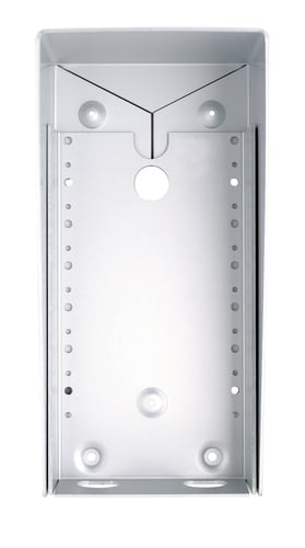 URMET - Custodia con visiera per pulsantiera da 1 a 2 pulsanti, 725, 1 fila CUSTODIA CON TETTO 1-2 PULSANTI 1FILA.