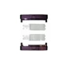 URMET - Confezione vetrini e testate per pulsantiera 725, 1 fila CONF.VETR./TEST.P/U.R.725 1F.