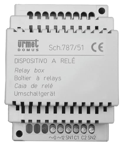 URMET - Relè attuatore monostabile a due scambi 2. 788/52