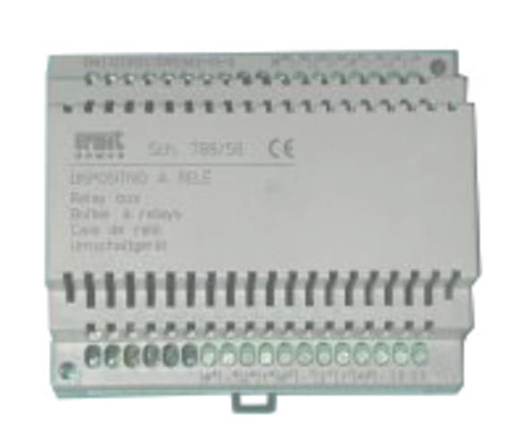 URMET - Relè attuatore di commutazione automatica per 4 posti esterni audio, sistema 4+n DISP.COMM.AUTOM.4PULSAN.CITOF.