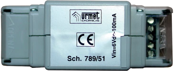 URMET - Dispositivo per funzione intercomunicante per impianti video intercomunicanti. 789/51