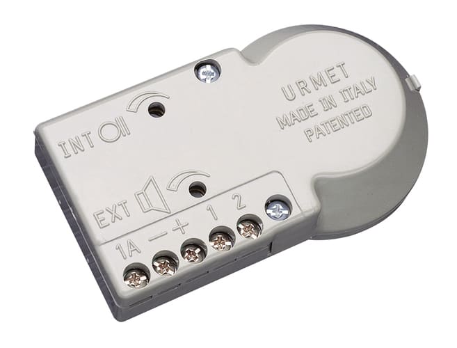 URMET - Posto esterno audio amplificato Exigo sistema 4+n slim per citofono elettrico.