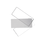 URMET - Cartellino portanome con vetrino, piastrina e cartoncino, pulsantiera 825/35. 825/105