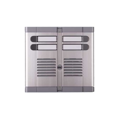 URMET - Pulsantiera 4 pulsanti su 2 file con predisposizione per esterno, modello 925. 925/204