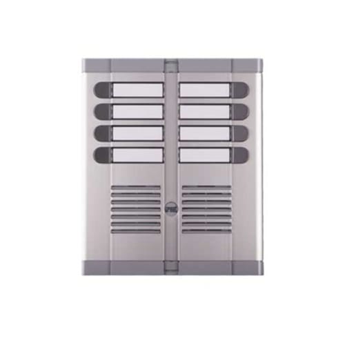 URMET - Pulsantiera 8 pulsanti su 2 file con predisposizione per esterno, modello 925. 925/208