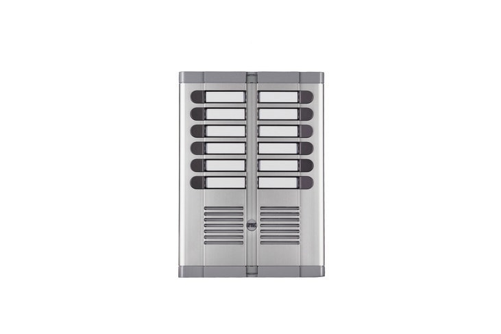 URMET - Pulsantiera 12 pulsanti su 2 file con predisposizione per esterno, modello 925.