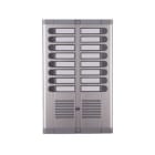 URMET - Pulsantiera 16 pulsanti su 2 file con posto esterno, predisposta per esterno, modello 925.