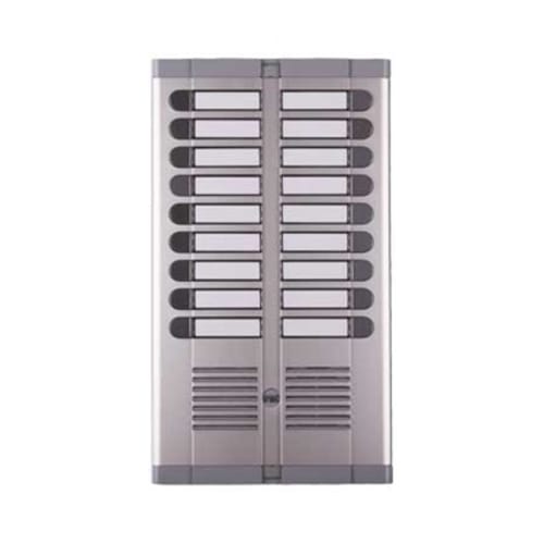 URMET - Pulsantiera 18 pulsanti su 2 file con posto esterno, predisposta per esterno, modello 925. 925/218