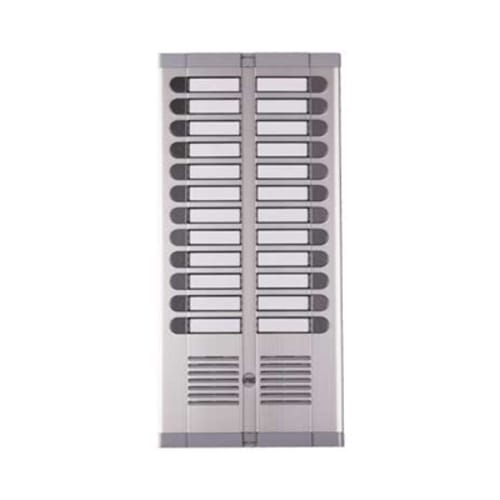 URMET - Pulsantiera 24 pulsanti su 2 file con predisposizione per esterno, modello 925. 925/224