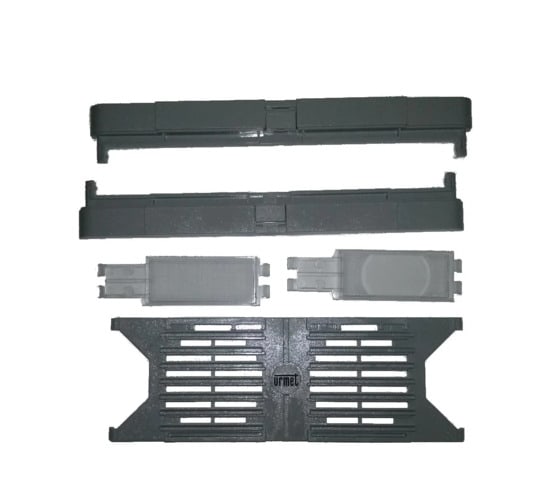 URMET - Confezione gruppo ricambi per frontale pulsantiera 925, 2 file. 925/752