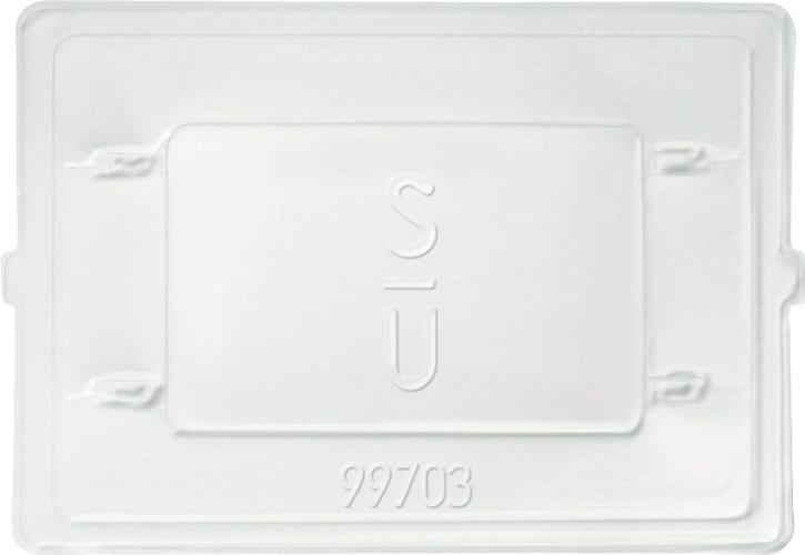 URMET - Guaina protettiva trasparente per supporto a 3 moduli 3M. 99703