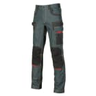 U-GROUP - PLATINUM BUTTON RUST JEANS