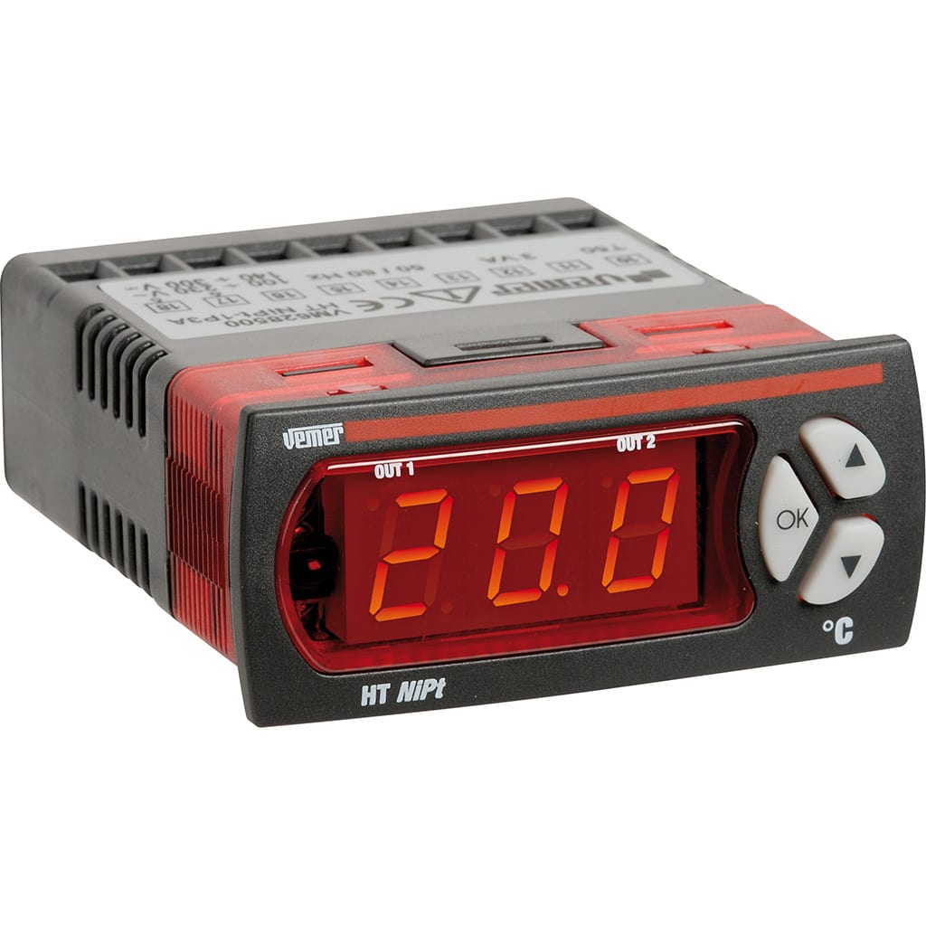 VEMER - HT NIPT-2P3A TERMOREGOLAT. 230 VAC