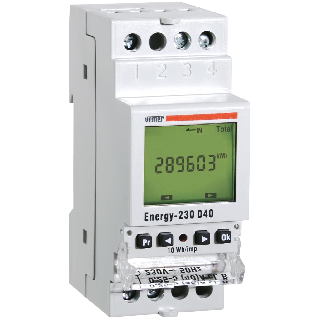 VEMER - ENERGY-230 D40 CONTATORE ENERGIA
