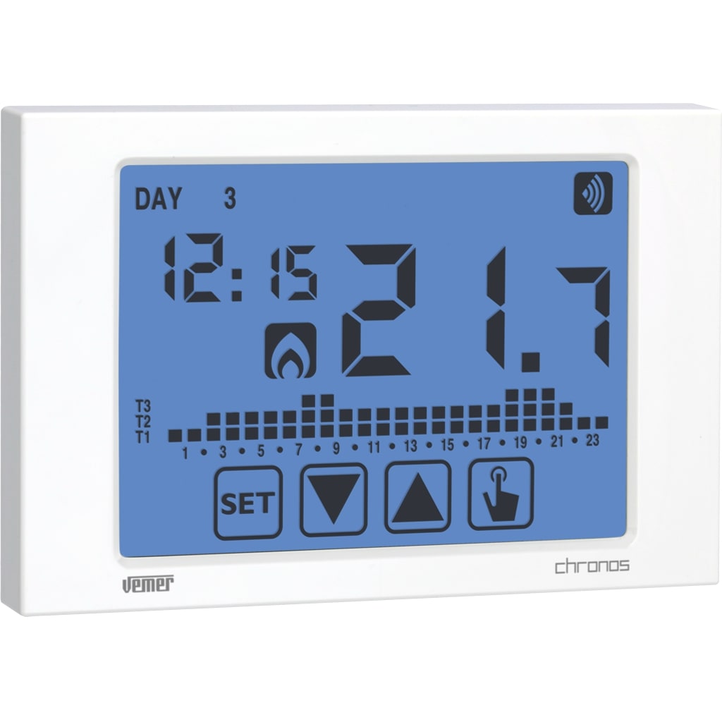 VEMER - CHRONOS RF BIANCO CRONOTERM. TOUCH BATT.