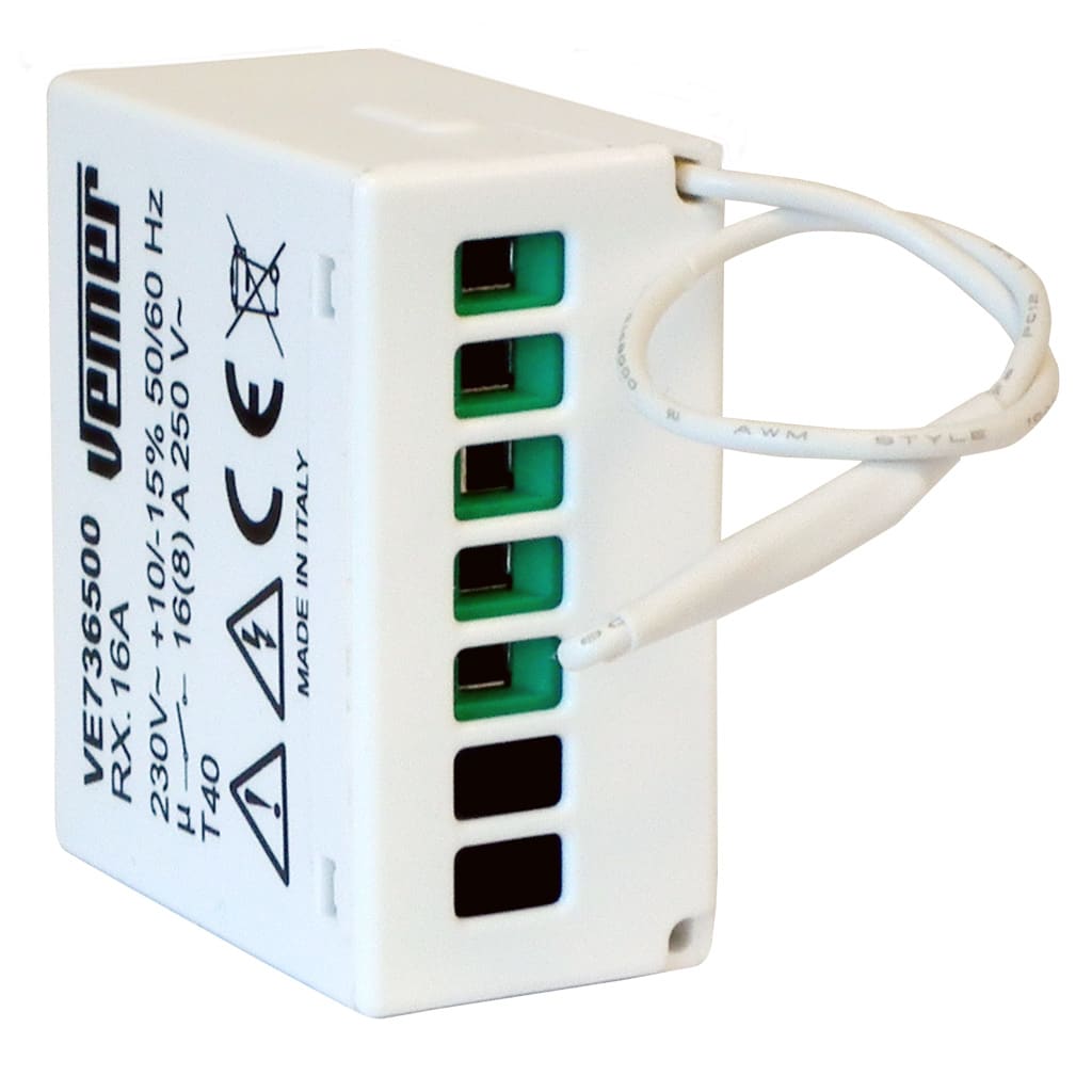 VEMER - RX.16A ATTUATORE REMOTO RF 1 RELE 16A