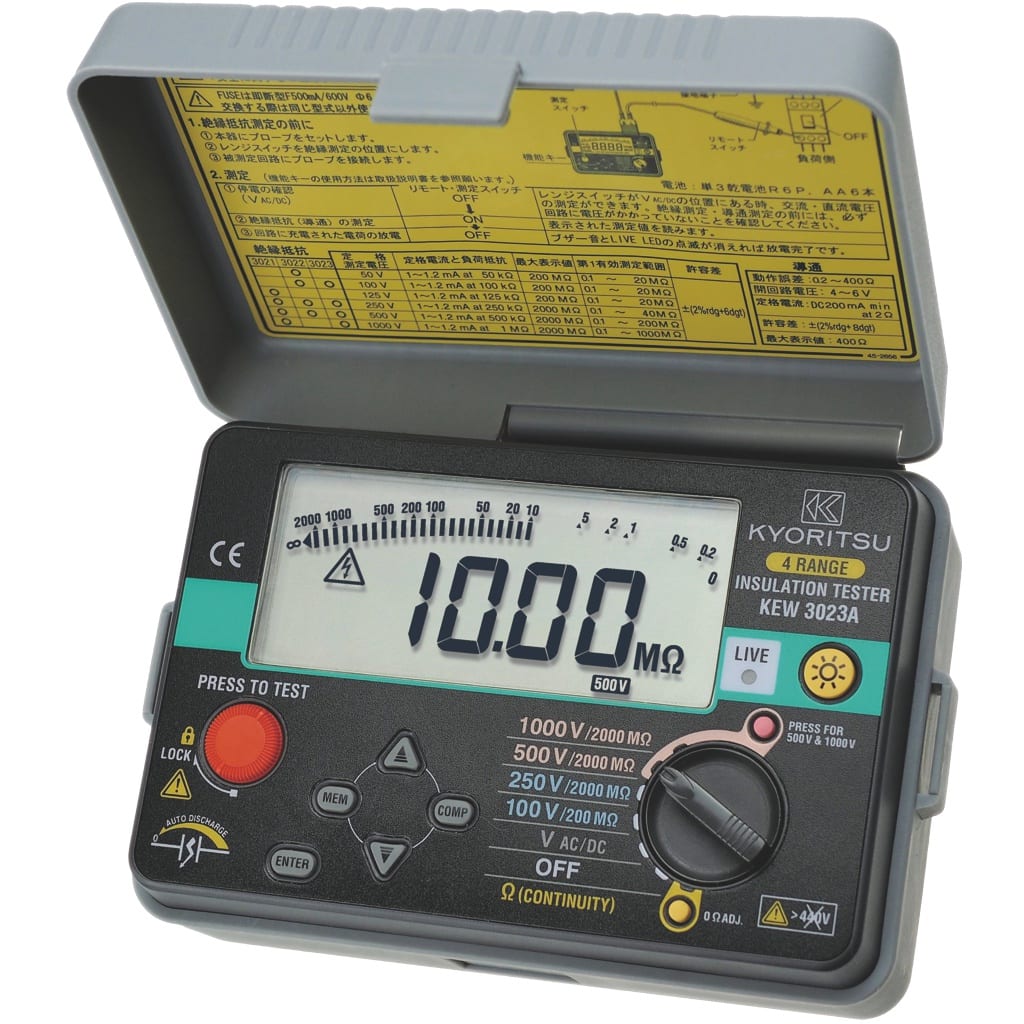 VEMER - 3023A MISUR. ISOLAM./CONTINUITA' DIGITAL