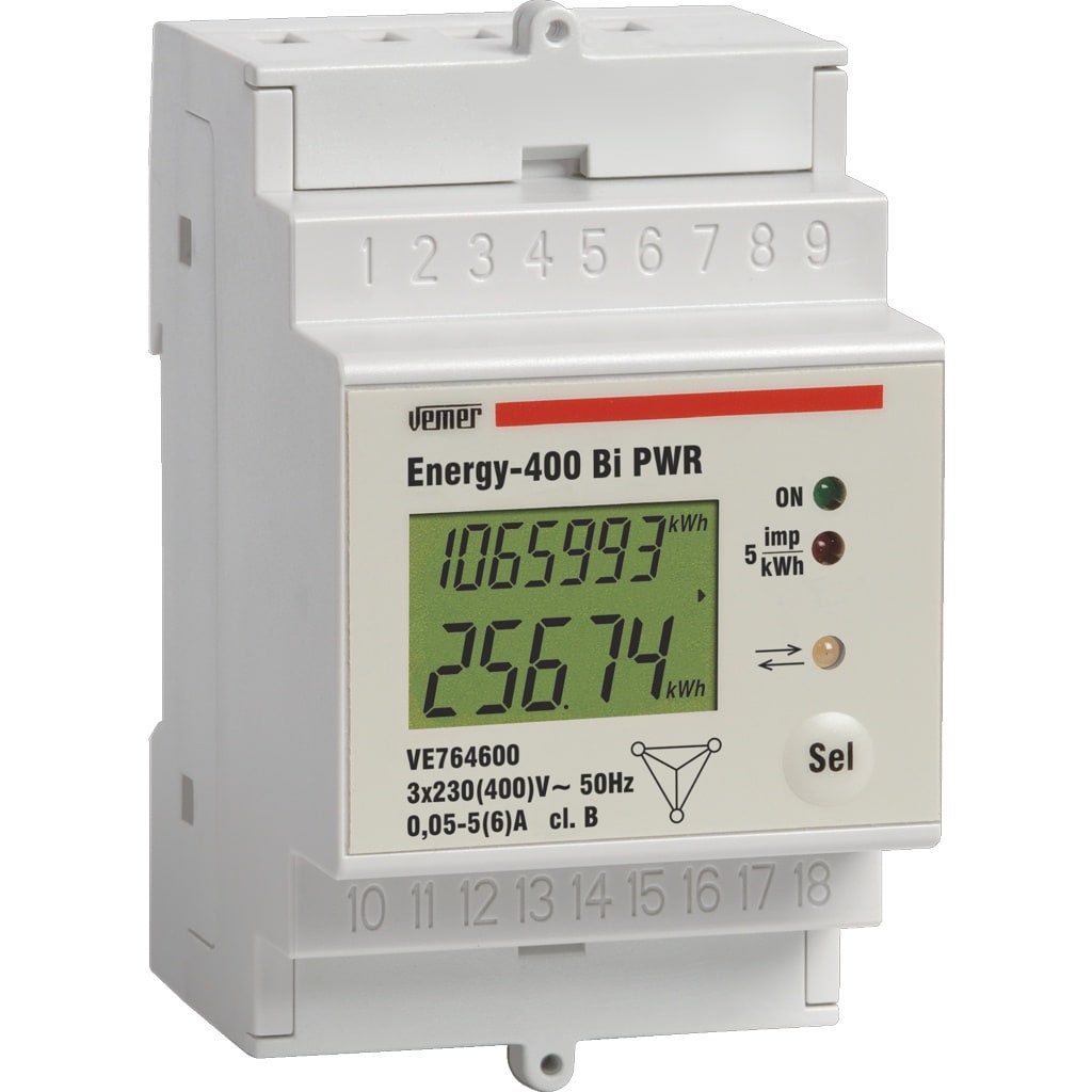 VEMER - ENERGY-400 BI PWR CONT. ENER. 3DIN 400V
