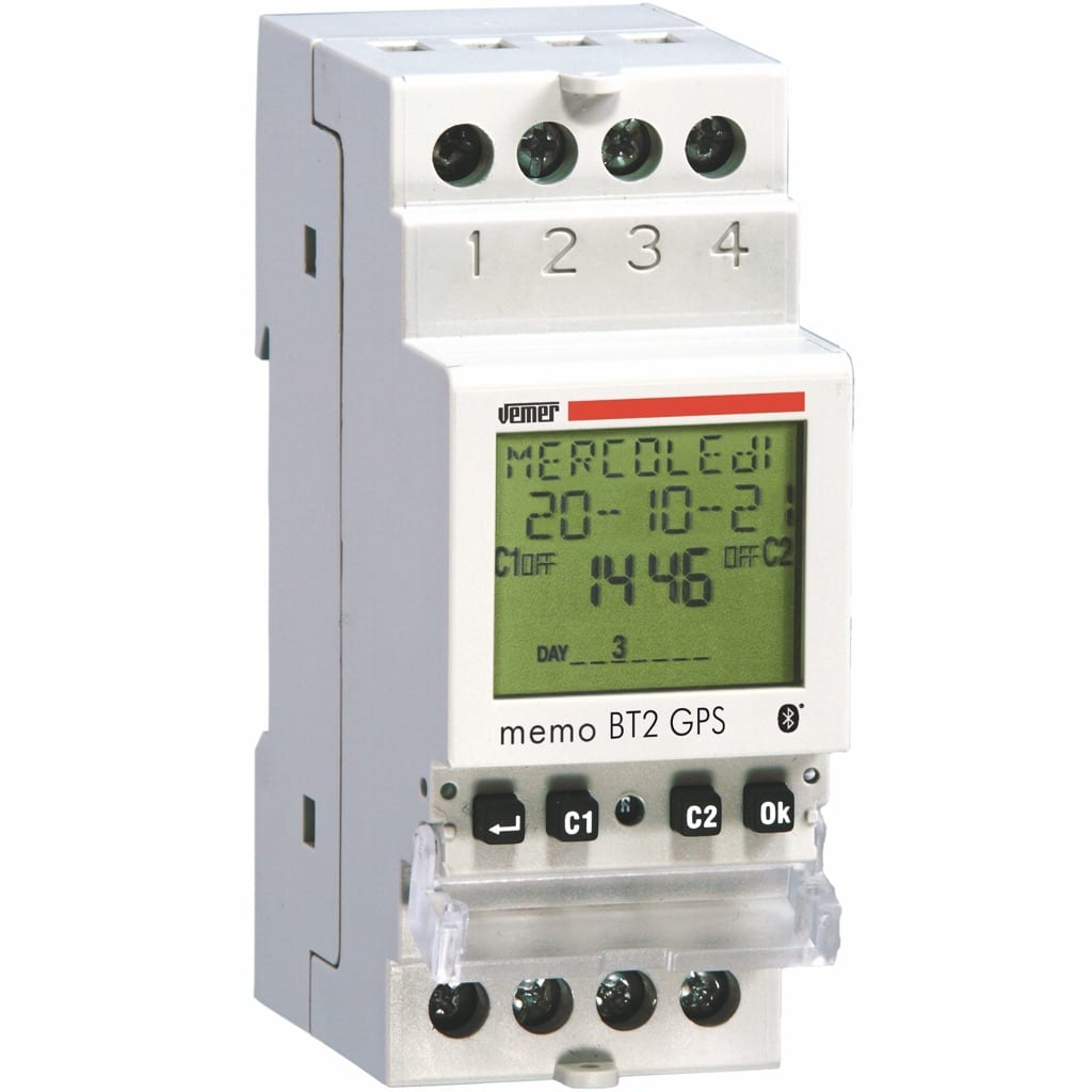 VEMER - MEMO BT2 GPS INTERR. ORARIO/ASTRON. 2CH