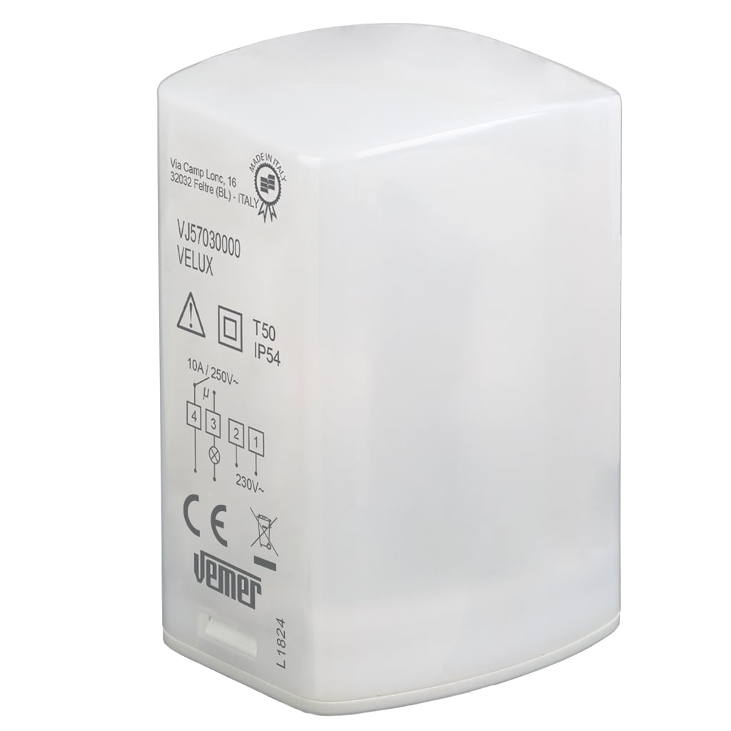 VEMER - VELUX INTERRUTTORE CREPUSCOLARE 230VAC