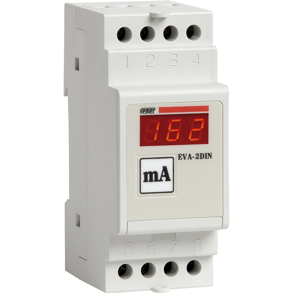 VEMER - EVA-2DIN AMPER. 1ACA 115/230VAC