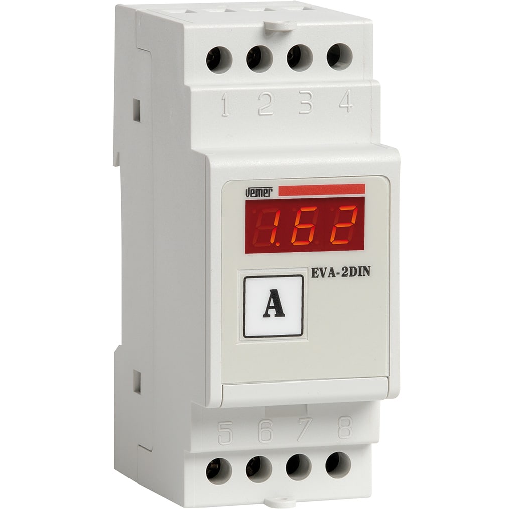 VEMER - EVA-2DIN AMPER. 10ACA 230VAC