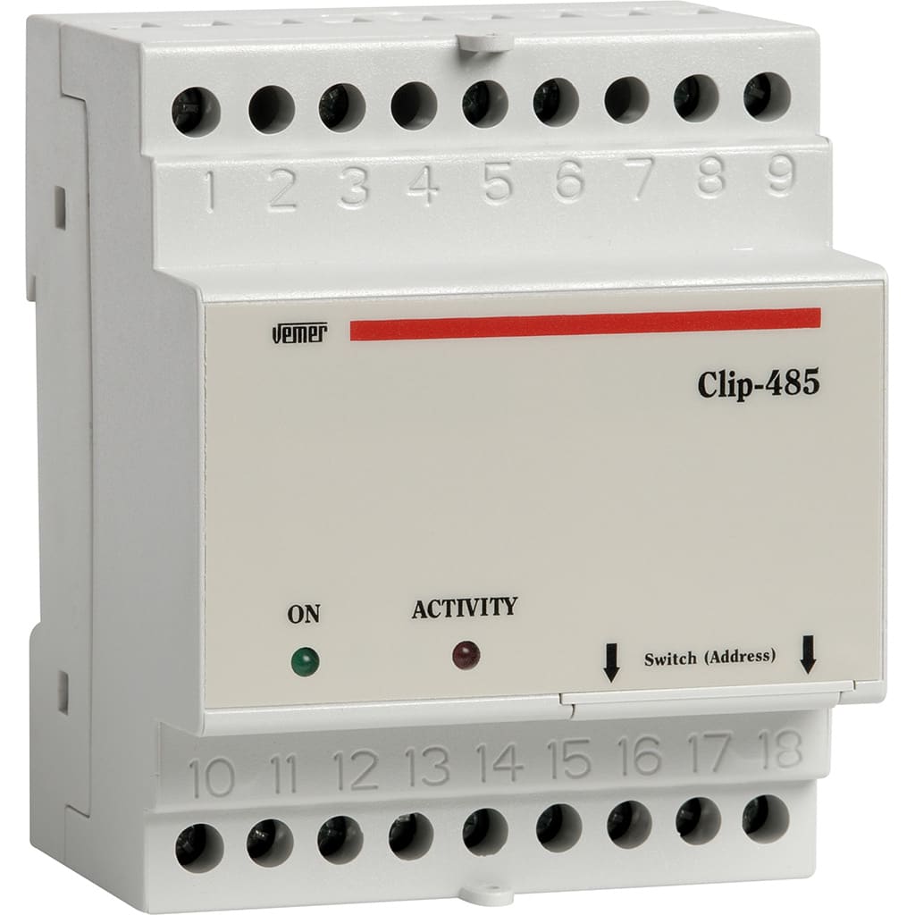 VEMER - CLIP-485 CONCENTRATORE IMPULSI