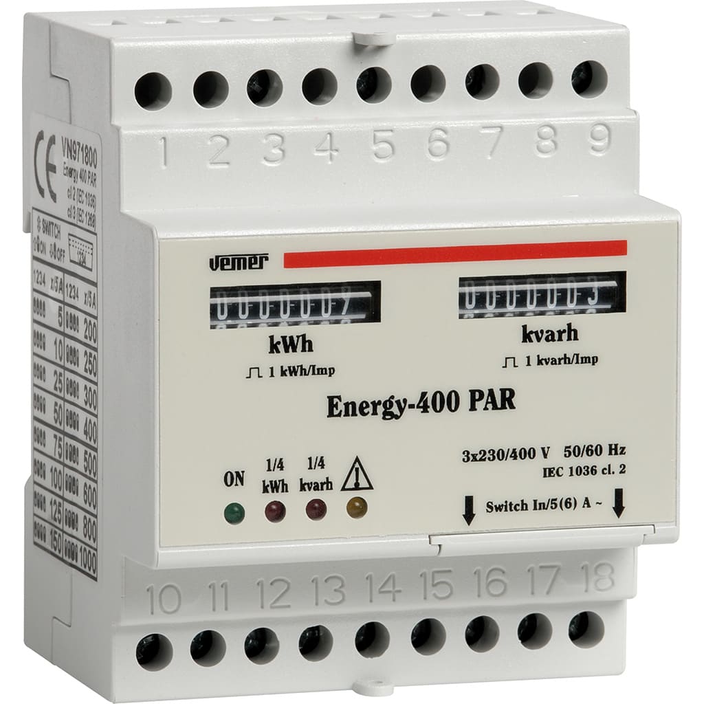 VEMER - ENERGY-400 PAR CONT. ENER. 4DIN 400V