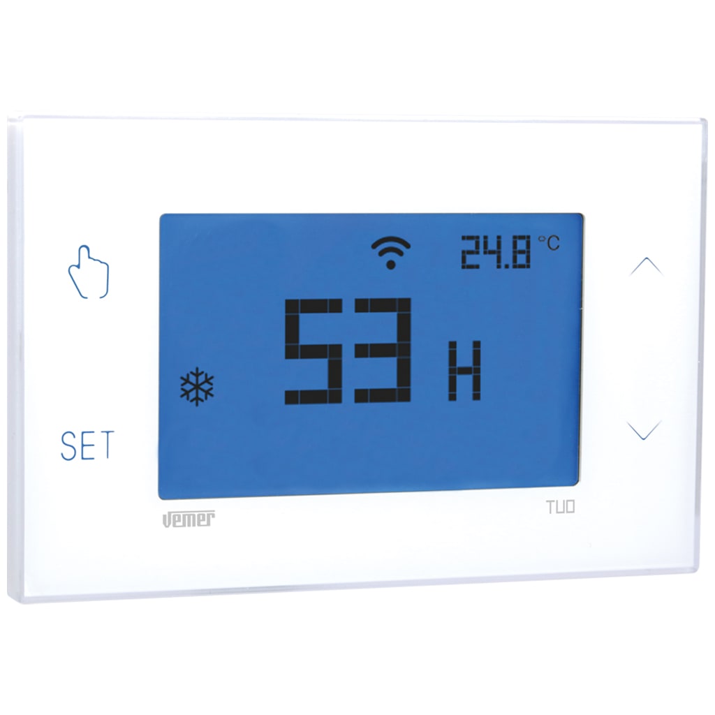VEMER - TUO RH WIFI UMIDOSTATO DA PARETE BIANCO
