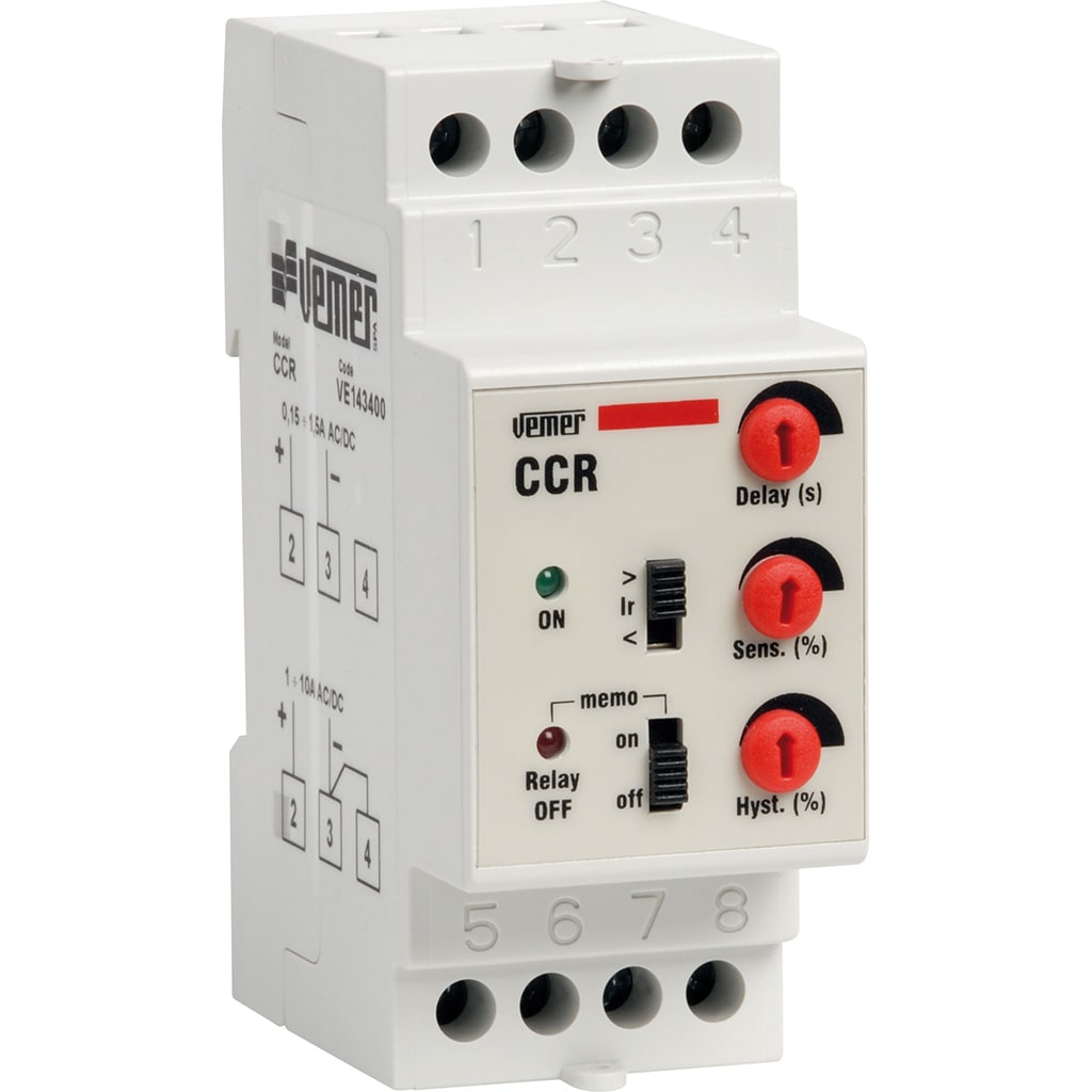 VEMER - CCR RELE CONTR. CORRENTE 230 VAC