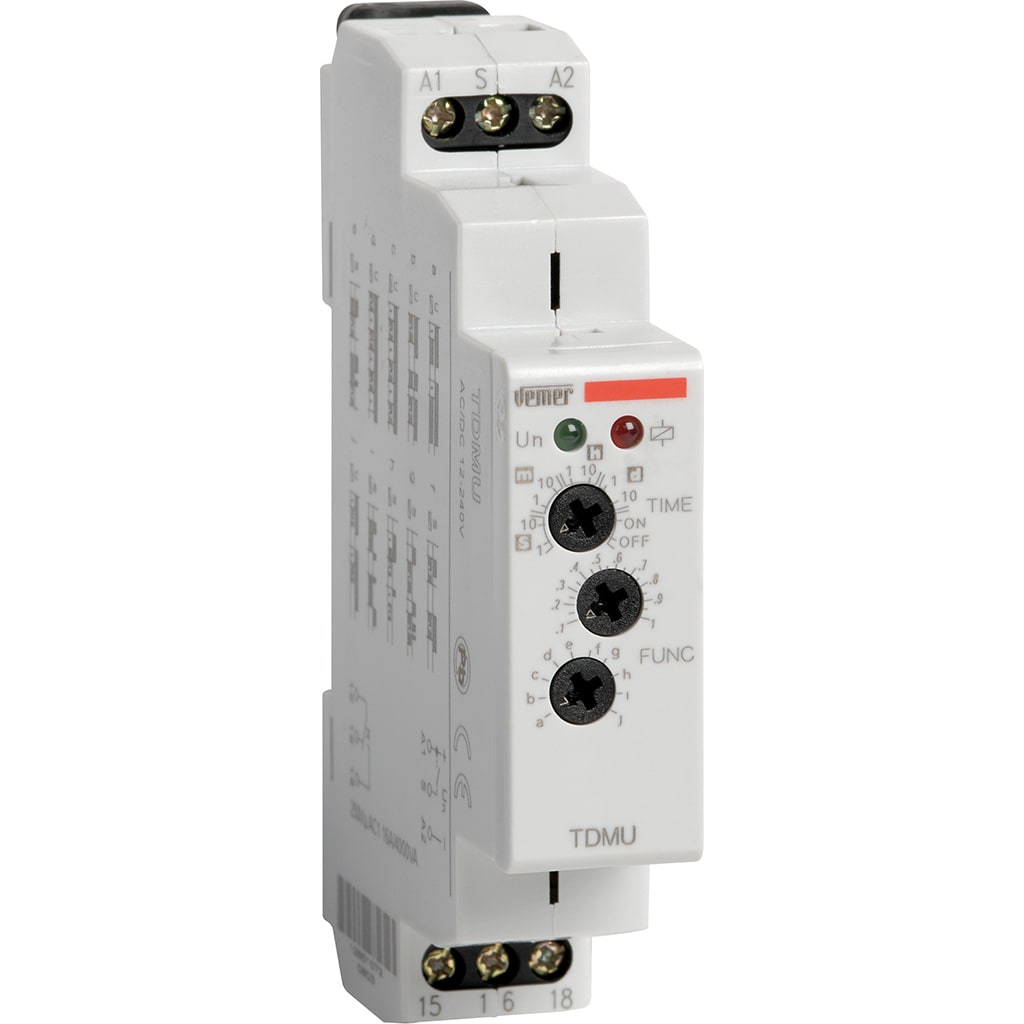 VEMER - TDMU TEMPORIZ. MULTIF. 12-240VAC/DC