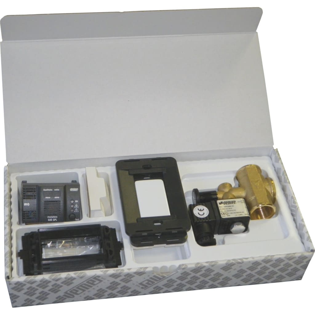 VEMER - SET SICUR. GPL INCASSO VALV.1/2 NA 230V