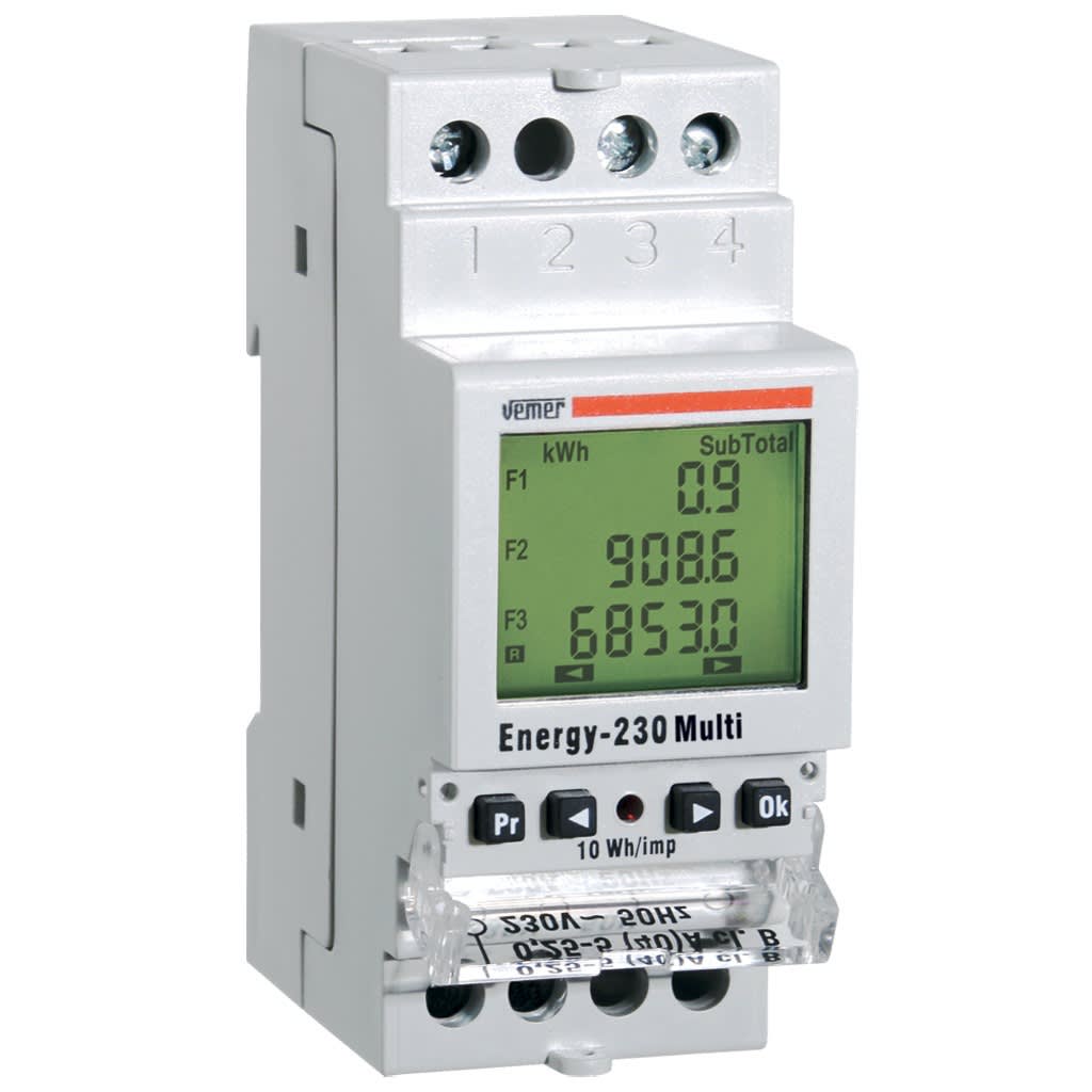 VEMER - ENERGY-230 MULTI CONT. EN. MULTITARIFFA