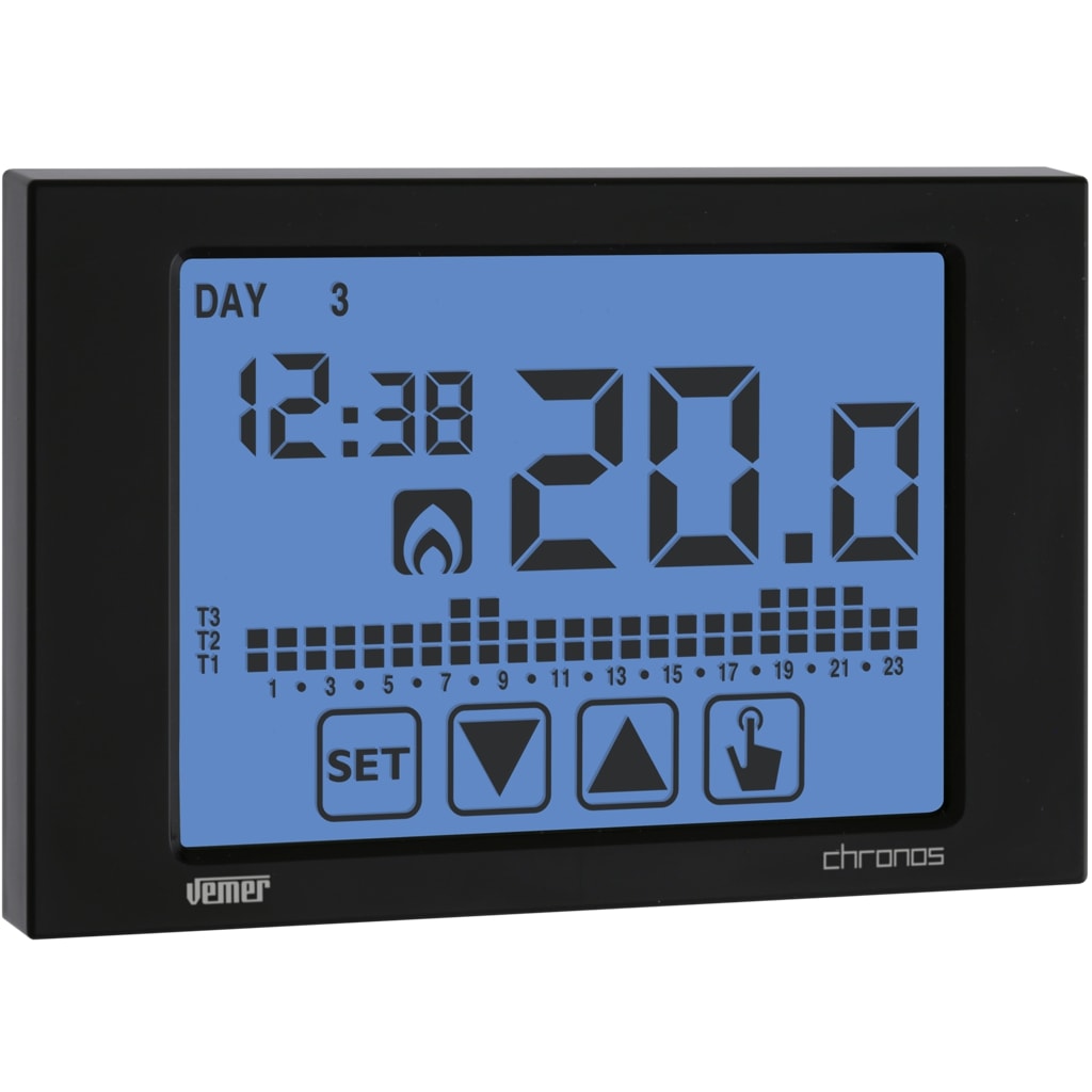 VEMER - CHRONOS NERO CRONOTERM. TOUCH BATTERIA