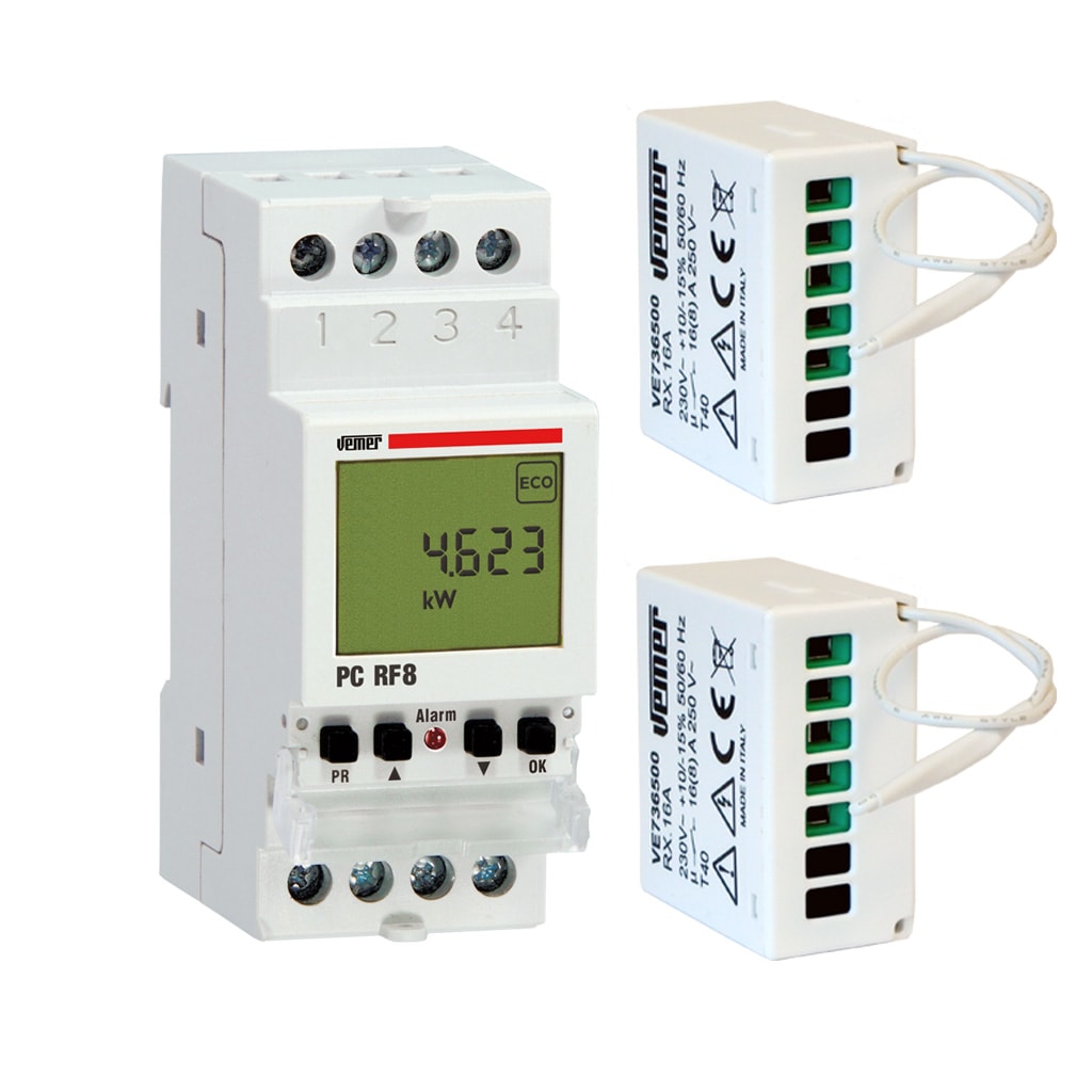 VEMER - SET INSTALLAZIONE PC RF8 + 2 ATT.RX.16A